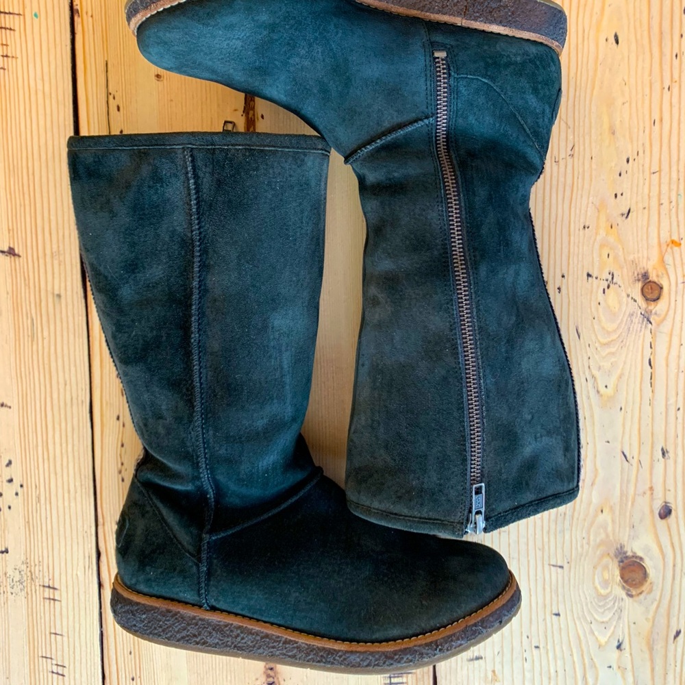 UGG Boots black suede, women’s 7